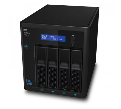 WD My Cloud Pro4100 WDBKWB0000NBK-EEUE Сетевое хранилище
