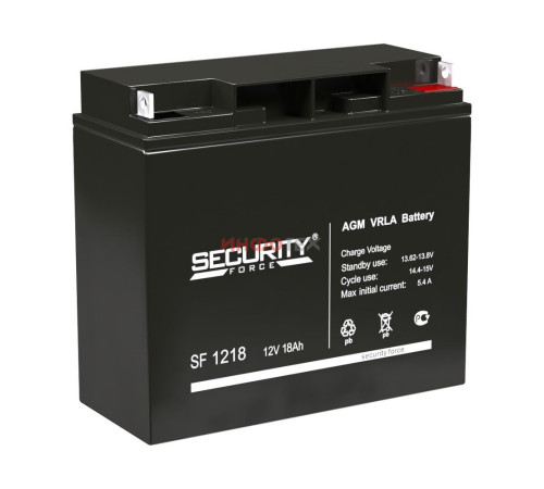 Security Force SF 1218 Аккумуляторная батарея