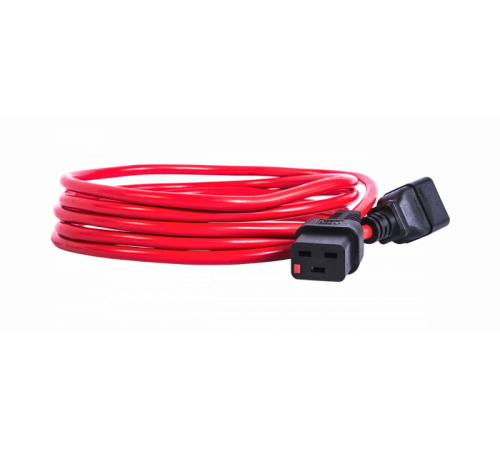 ЦМО REM R-16-CORD-C19-C20-3-RED Шнур питания с фиксатором