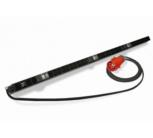 Hyperline SHE-18IEC-6BIEC-3V-3PVR Блок розеток