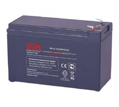 Powercom PM-12-7.2 Аккумуляторная батарея