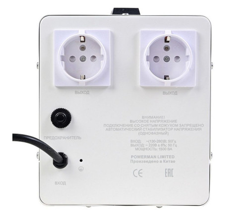 PowerMan AVS 1500 E 6187941 Стабилизатор напряжения
