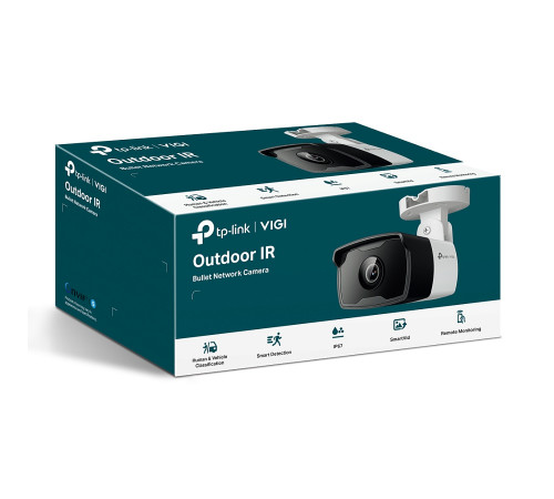 TP-Link VIGI C330I (6mm) Уличная цилиндрическая IP камера 3 Мп с ИК‑подсветкой