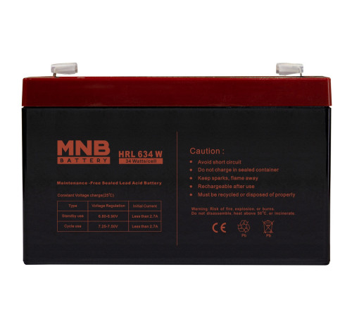 MNB BATTERY HRL 634 W Аккумуляторная батарея