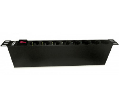 Hyperline SHT19-8SH-S-IEC Блок розеток