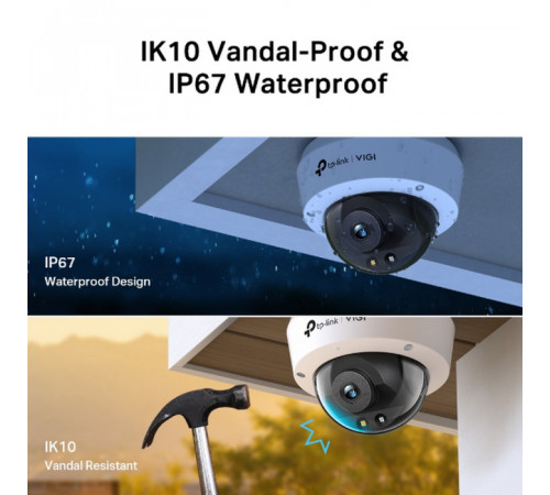 TP-Link VIGI C250(2.8MM) Купольная IP камера