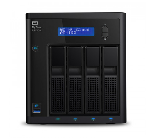 WD My Cloud Pro4100 WDBKWB0000NBK-EEUE Сетевое хранилище