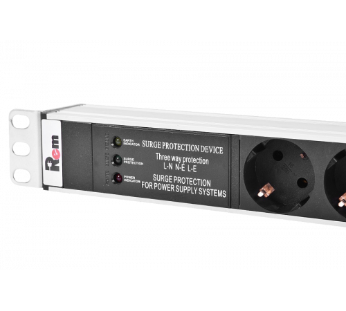 ЦМО R-16-15S-10C13-FI-1820-3 Вертикальный блок розеток