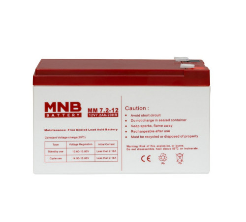 MNB BATTERY MM 7.2-12 Аккумуляторная батарея