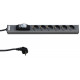 Hyperline SHT19-6SH-B-2.5EU Блок розеток