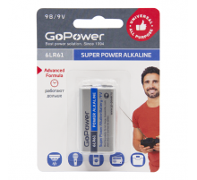 GoPower Крона 6LR61 00-00017863 Батарейка