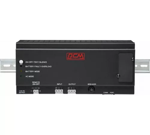 PowerCom DRU-1000 ИБП {OffLine, 1000VA/600W, крепление на DIN-рейку}