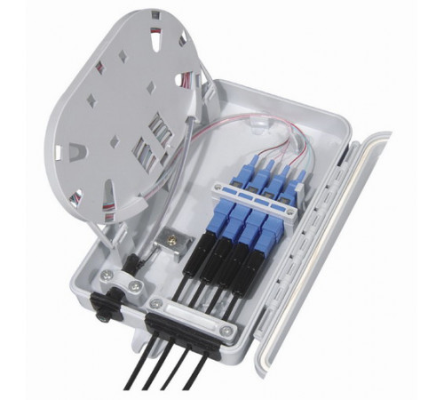 Hyperline FO-WBI-4A-GY Бокс оптический настенный