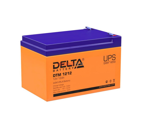 Delta DTM 1212 Аккумуляторная батарея