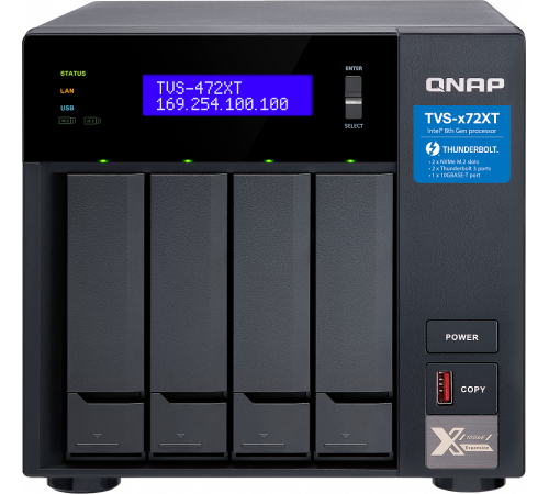 QNAP TVS-472XT-PT-4G Сетевой RAID-накопитель