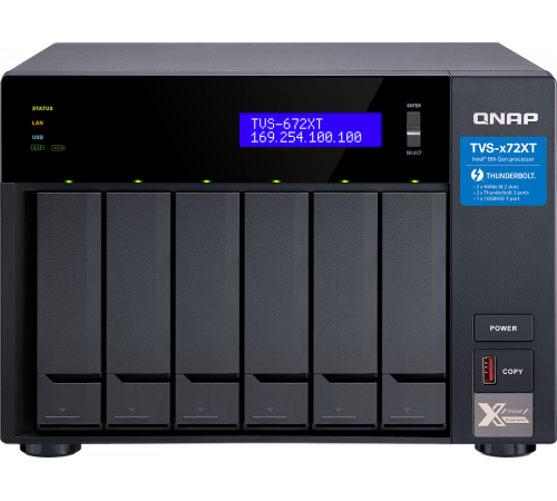 QNAP TVS-672XT (TVS-672XT-I3-8G) Сетевое хранилище