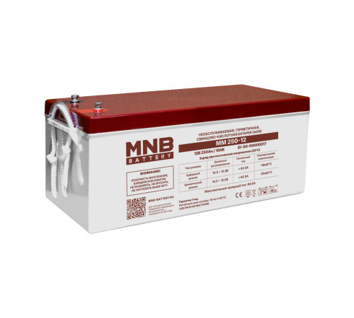 MNB BATTERY MM 250-12 Аккумуляторная батарея