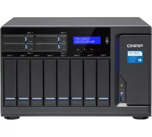 QNAP TVS-1282T3-I7-64G Сетевое хранилище без дисков