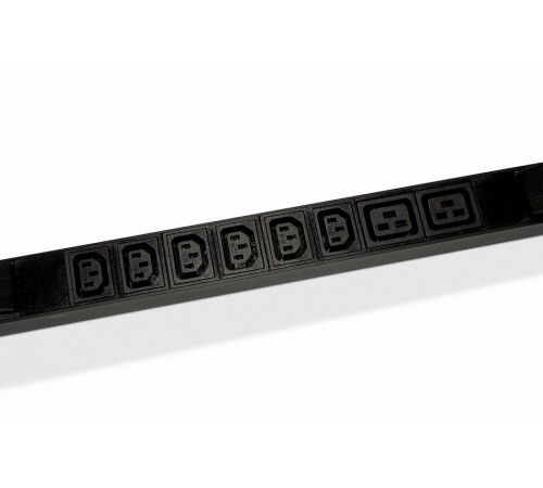 Hyperline SHE-18IEC-6BIEC-3V-3PVR Блок розеток