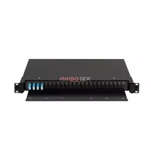 NIKOMAX NMF-RP08LCUS2-TS-P1-1U-BK Оптический кросс