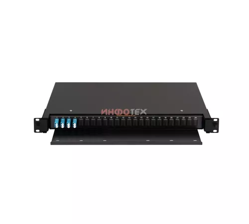 NIKOMAX NMF-RP08LCUS2-TS-P1-1U-BK Оптический кросс