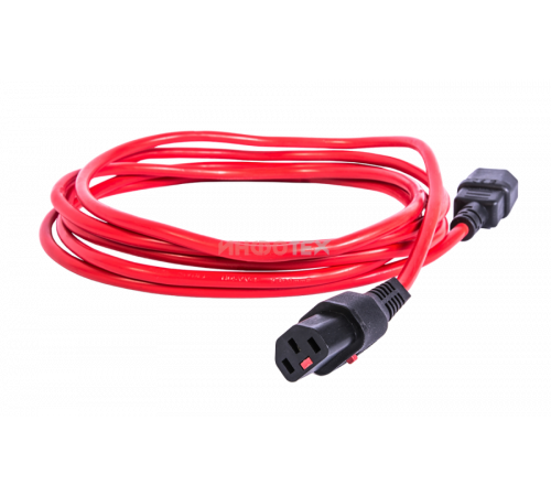 ЦМО REM R-10-CORD-C13-C14-1.8-RED Шнур питания с фиксатором