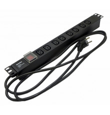 Hyperline SHE19-8IEC-S-2.5EU Блок розеток