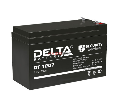 Delta DT 1207 Аккумуляторная батарея