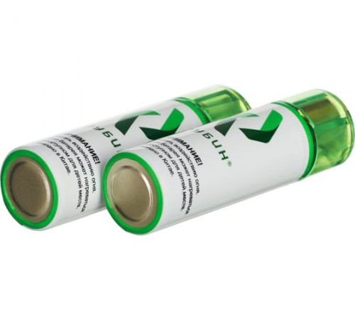 РУБИН LI-ION АА 1,5 В (1800mWh USB Magnetic) 2шт Аккумуляторные батарейки РЭ-АА1800/1