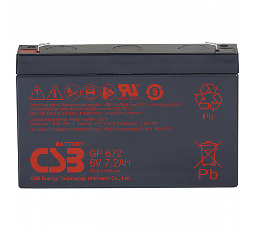 CSB GP672 Аккумуляторная батарея