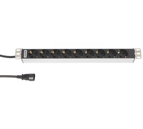 Hyperline SHT19-9SH-2.5IEC Блок розеток