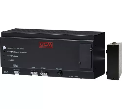 PowerCom DRU-1500 ИБП {OffLine, 1500VA/900W, крепление на DIN-рейку}