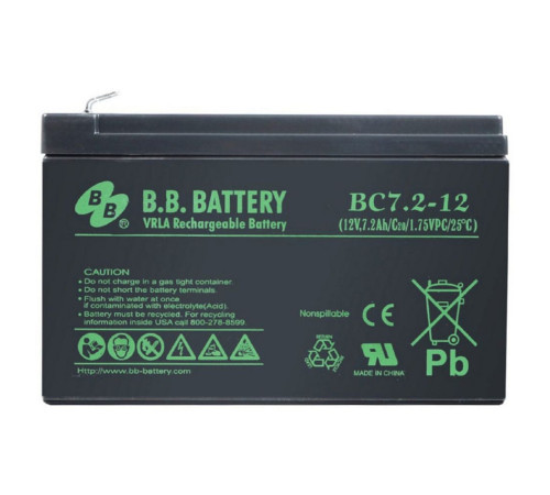B.B.Battery BC 7,2-12 Аккумулятор