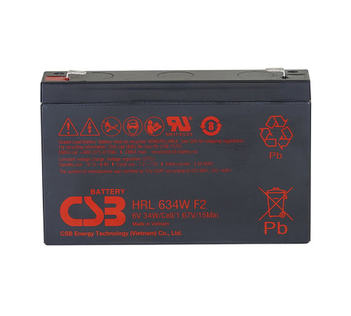 CSB HRL634W F2 FR Аккумулятор
