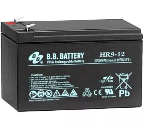 B.B. Battery HR 9-12 BB Аккумуляторная батарея