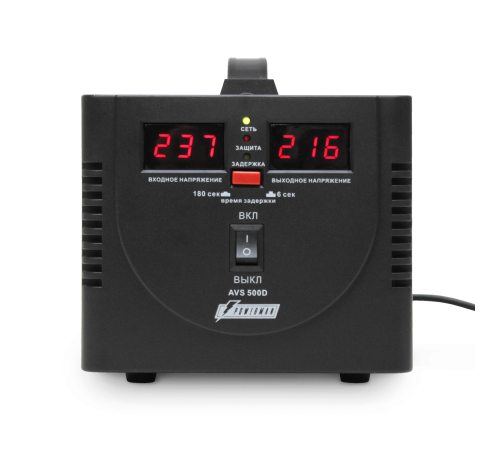 POWERMAN AVS 500D BLACK Стабилизатор