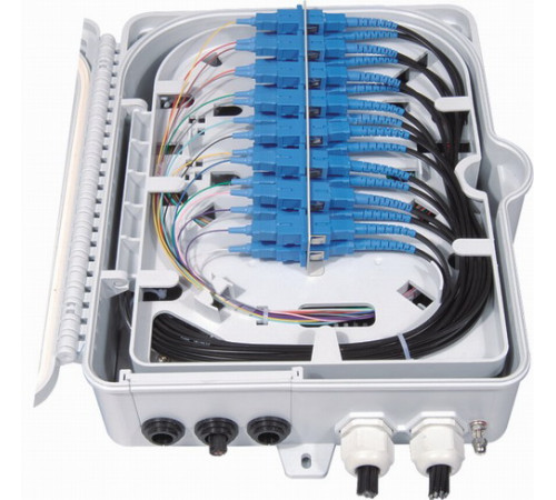 Hyperline FO-WBI-16A-GY Бокс оптический настенный