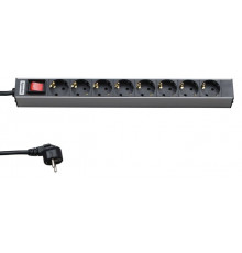 Hyperline SHT19-8SH-S-2.5EU Блок розеток