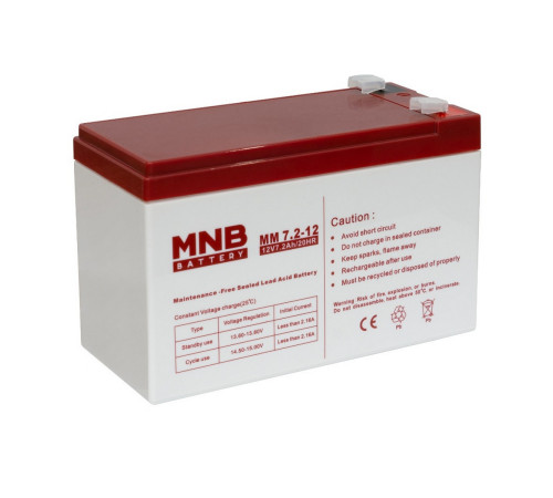 MNB BATTERY MM 7.2-12 Аккумуляторная батарея
