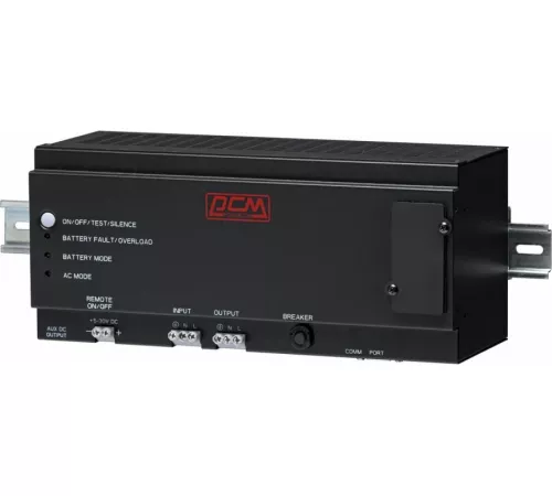 PowerCom DRU-1500 ИБП {OffLine, 1500VA/900W, крепление на DIN-рейку}