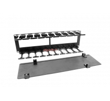 ЦМО ГКО-П-2-9005 Органайзер кабельный горизонтальный