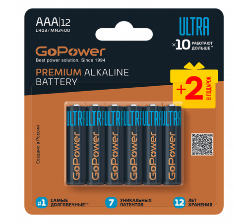 GoPower 00-00035159 Батарейка