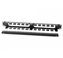 ЦМО ГКЗ-1U-9005 Органайзер кабельный горизонтальный