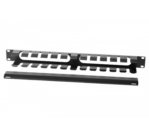 ЦМО ГКЗ-1U-9005 Органайзер кабельный горизонтальный