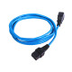 ЦМО REM R-16-CORD-C19-C20-3-BLUE Шнур питания с фиксатором