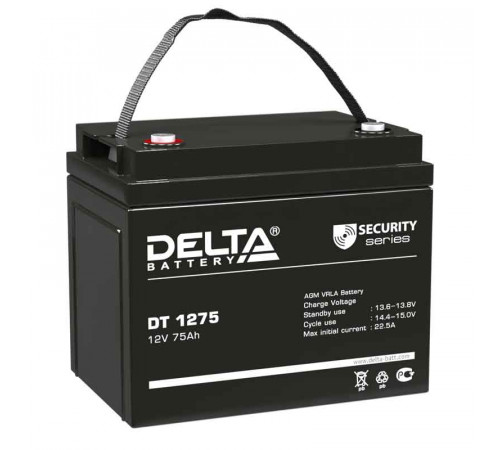 Delta DT 1275 Свинцово - кислотный аккумулятор