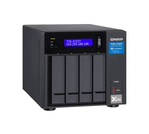 QNAP TVS-472XT-PT-4G Сетевой RAID-накопитель