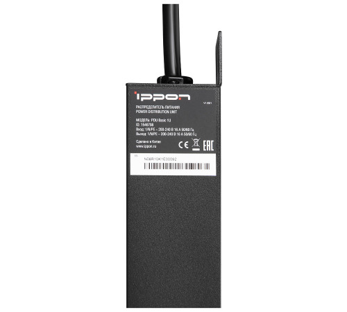 Ippon Basic 1U PDU Блок распределения питания 1546798