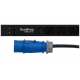 БРП Uniprom, с мониторингом, 0U, 400В, 3Ф, 16A, 36xC13 12xC19, 3м кабель, IEC309 UP8881