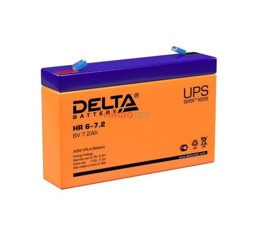 Delta HR 6-7.2 Аккумуляторная батарея